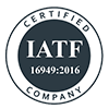 Certified IATF 16949:2016 Company